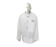 Welders Jacket, Flame Retardant Cotton or Leather, Full Torso & Arm Protection, Breathable, Reinforced Seams, Certified PPE for Welding Safety